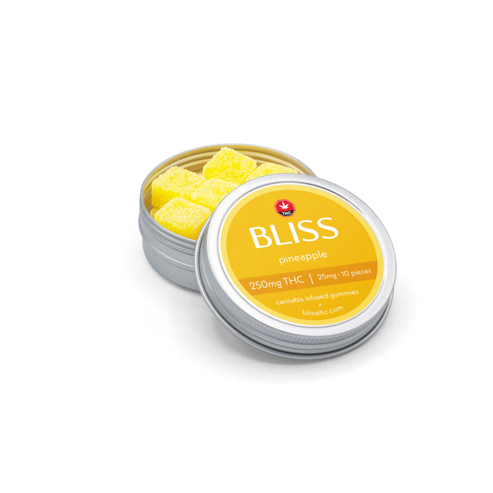 Bliss Edibles 250MG Thc - PINEAPPLE image