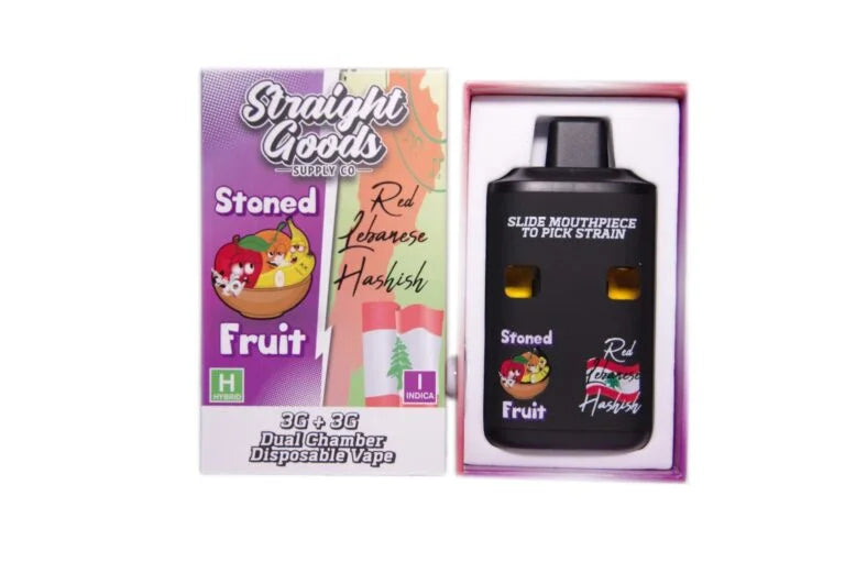 * New Product* Straight Goods – 6 Grams – Dual Chamber Vape  (3 Grams + 3 Grams)
