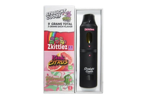 *New* Straight Goods – 9 Grams  – Triple Chamber Vape (3 Grams + 3 Grams + 3 Gram)