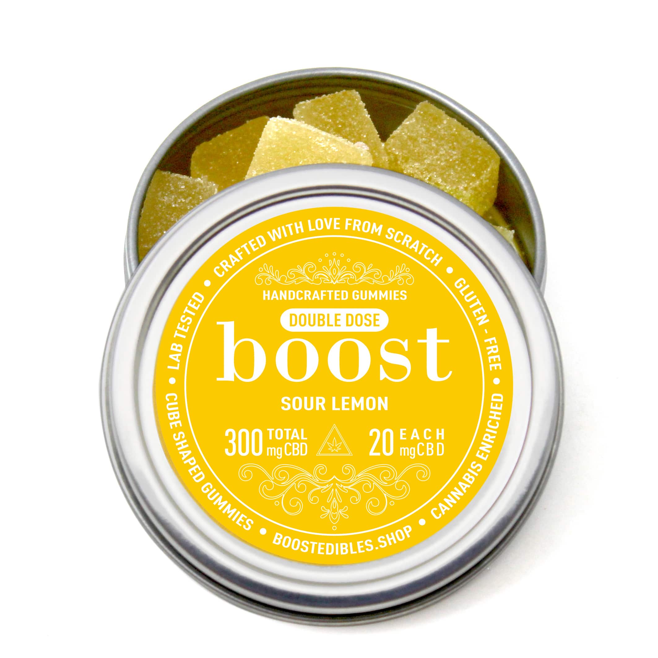 Boost - Thc Gummies 300mg - Sour Lemon image