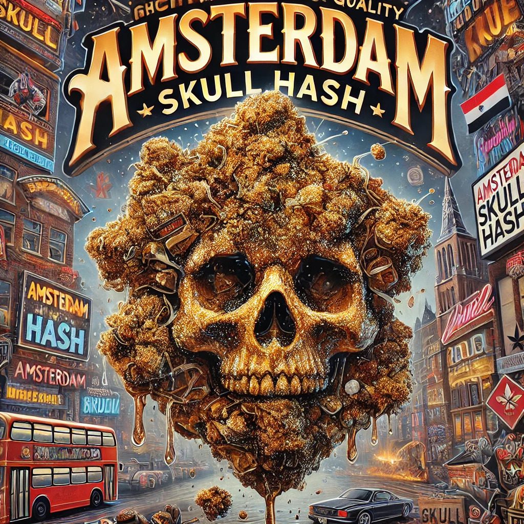Amsterdam Skull Hash($13.50/gram) image 0