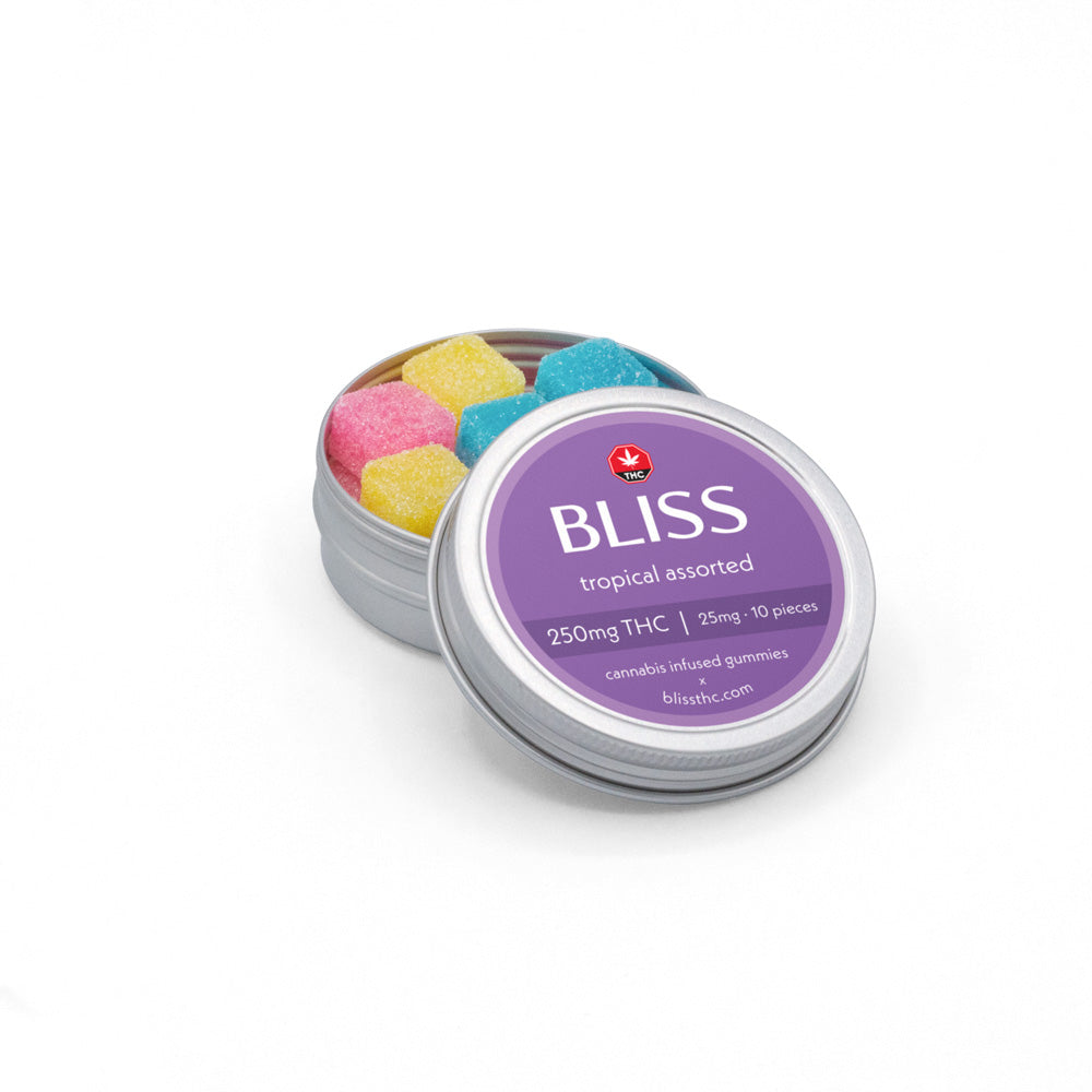 Bliss Edibles 250MG Thc - TROPICAL ASSORTED image