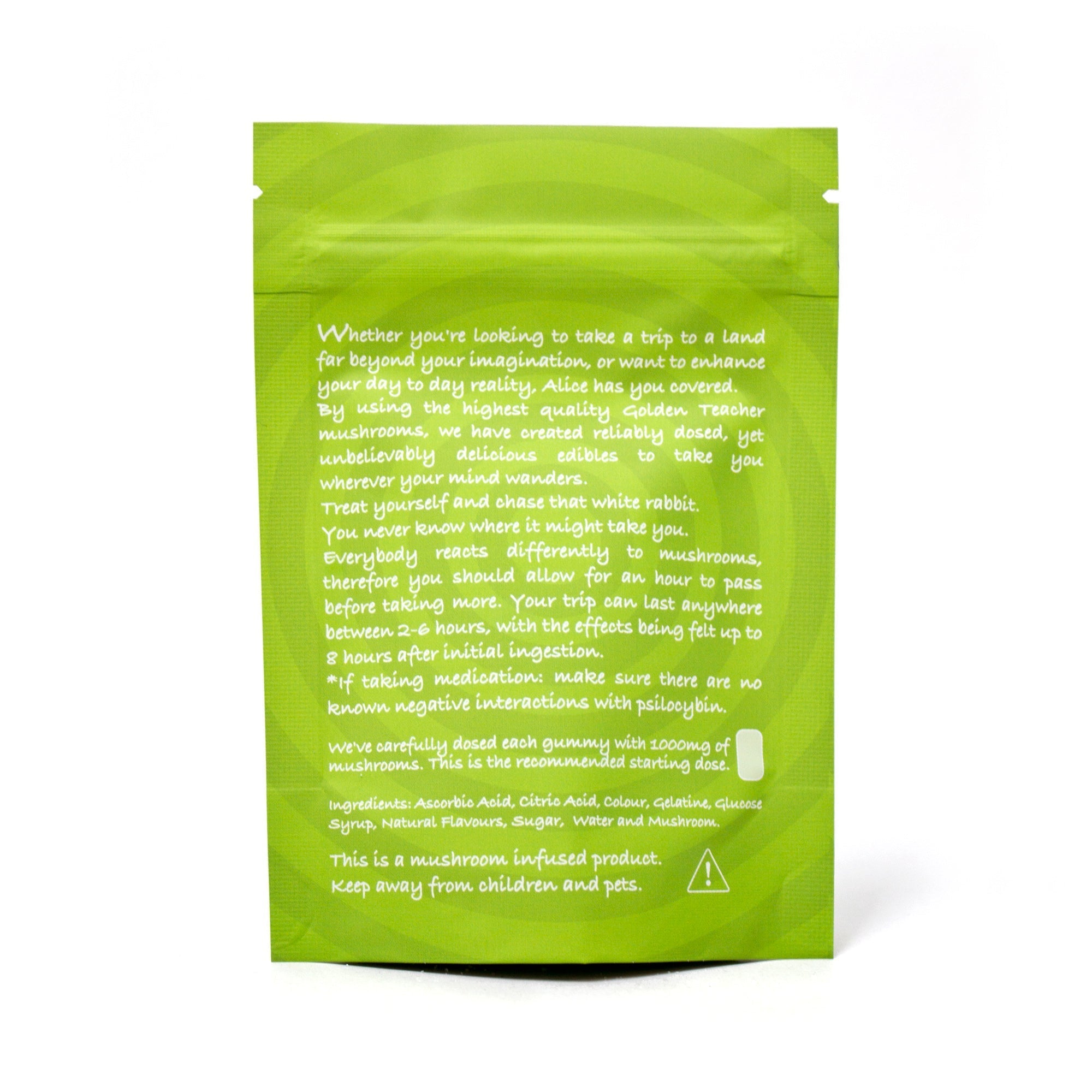 Alice Mushroom Gummy – Green Apple (2500mg) image 1