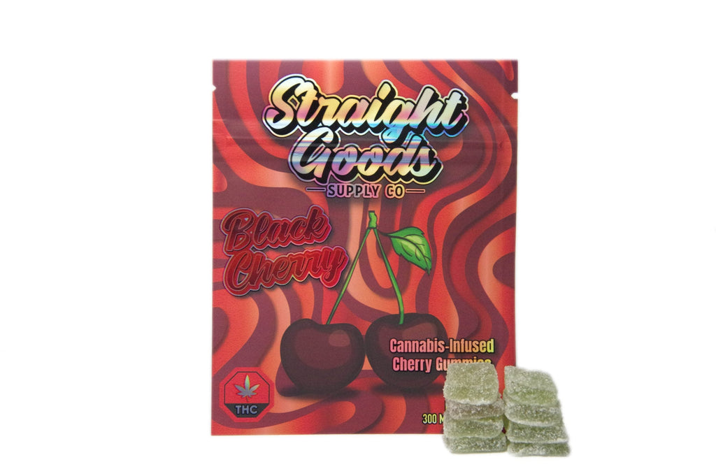 Straight Goods Edibles –  300MG THC - Black Cherry image