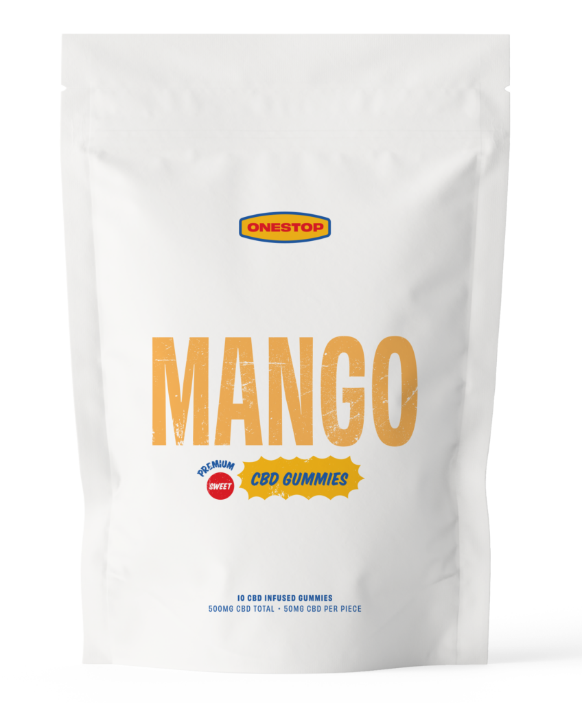 ONESTOP – 500MG THC GUMMIES - MANGO image