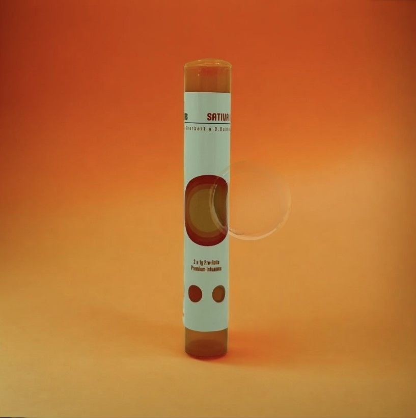 CANNONS: MANGO SHERBERT X DEATH BUBBA SHATTER PRE-ROLL (INDICA) (2 X 1G PRE-ROLL) image 0