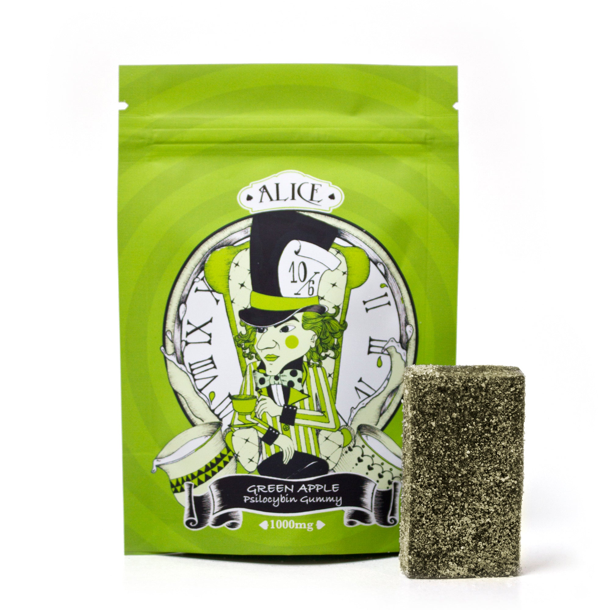 Alice Mushroom Gummy – Green Apple (2500mg) image 0