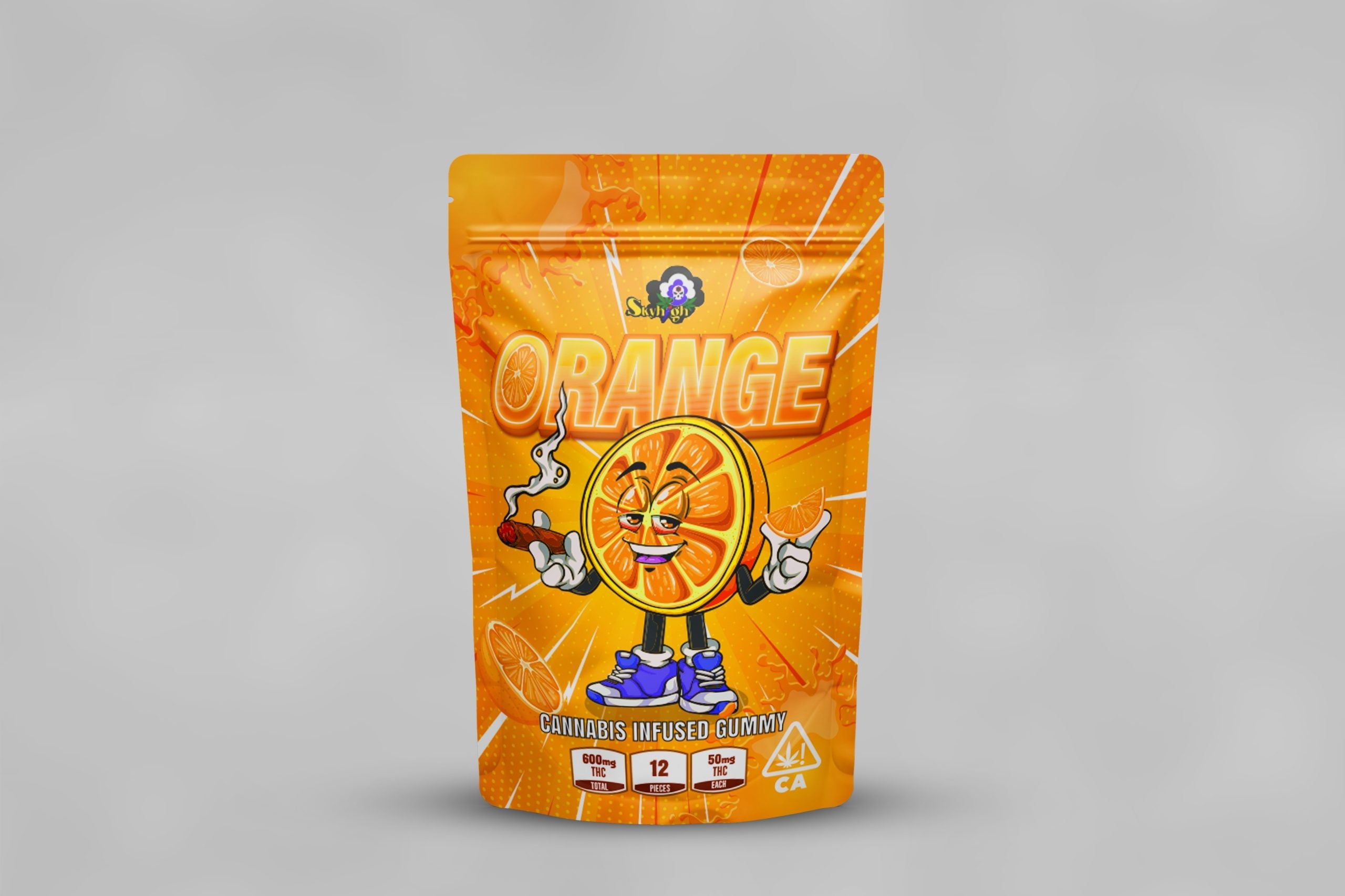 Sky High Edibles – Gummy 600mg THC - Orange image