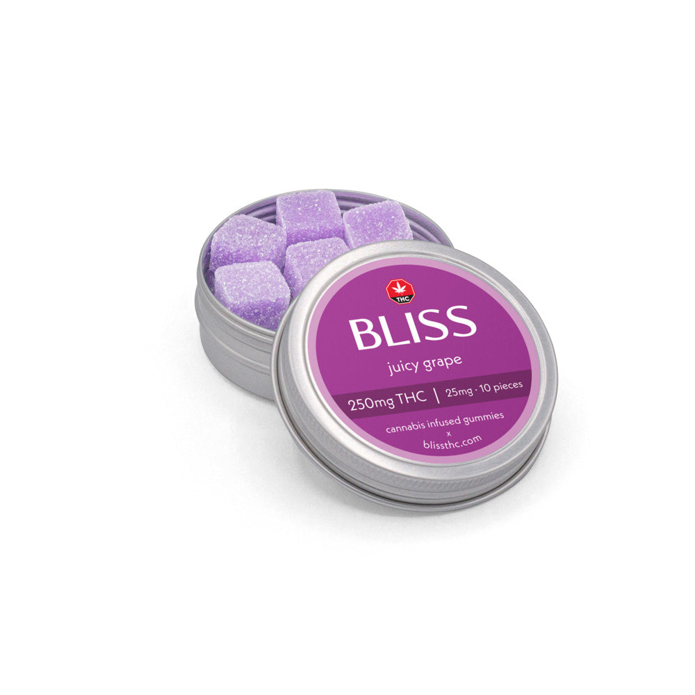 Bliss Edibles 250MG Thc - JUICY GRAPE image
