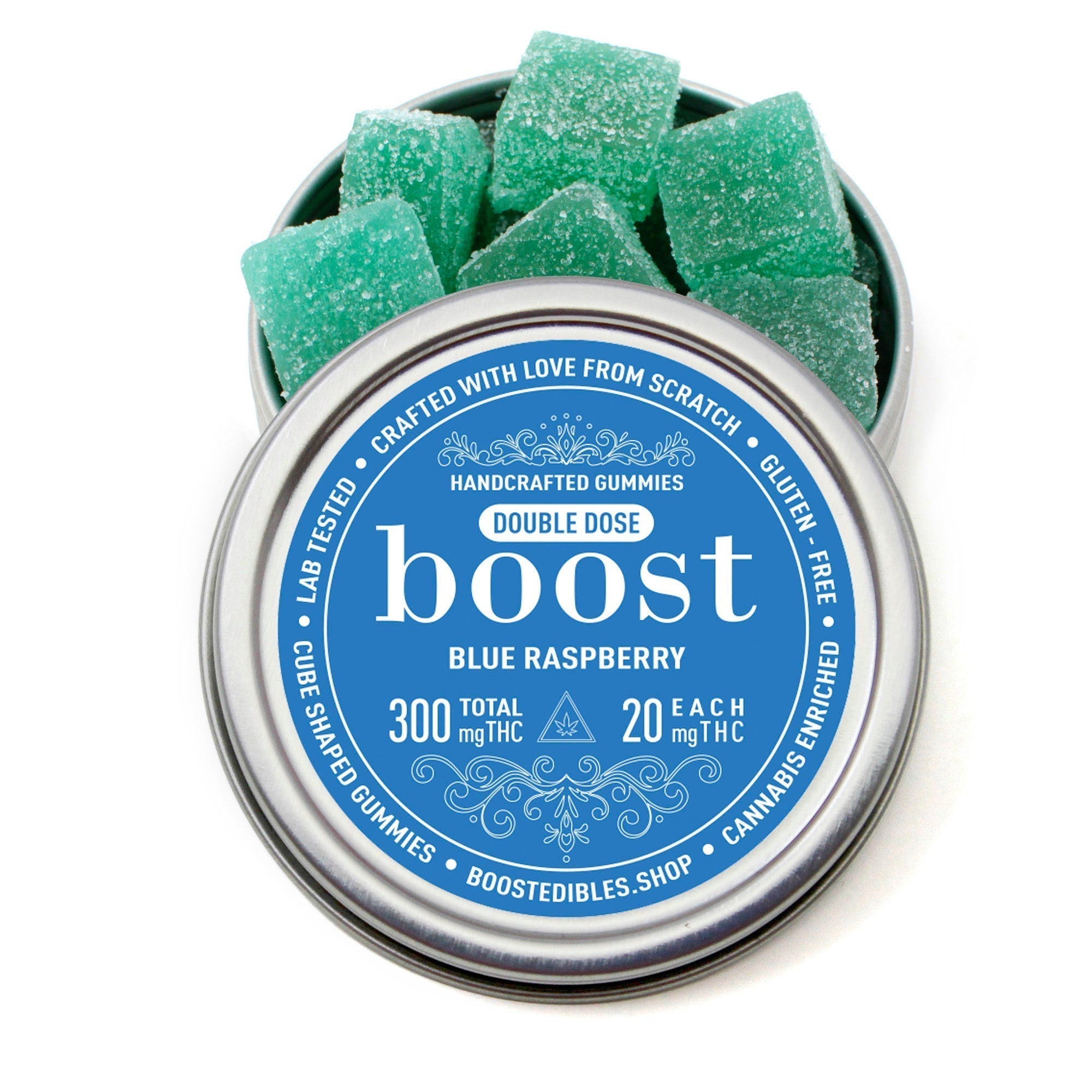 Boost - Thc Gummies 300mg - Blue Raspberry image