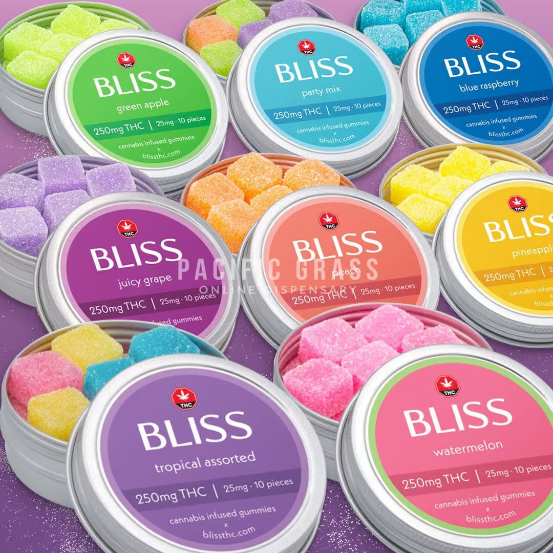 Bliss Edibles 250MG Thc