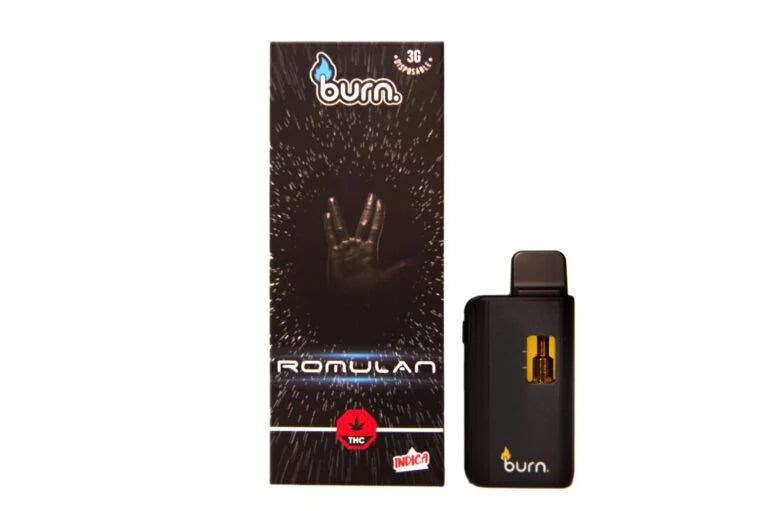BURN 3ML DISPOSABLE VAPES THC DISTILLATE