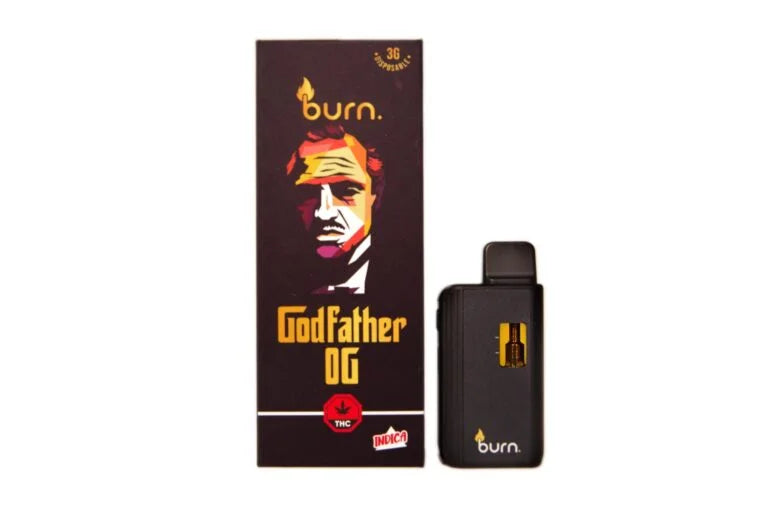 BURN 3ML DISPOSABLE VAPES THC DISTILLATE