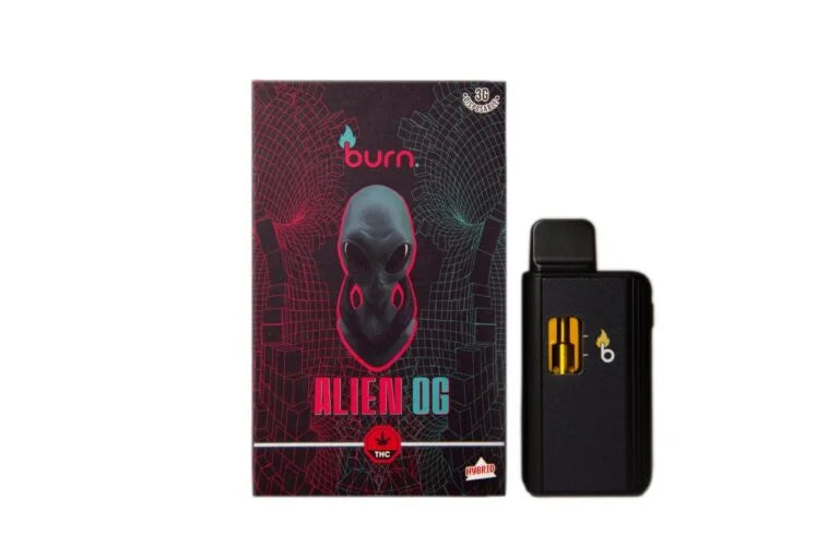 BURN 3ML DISPOSABLE VAPES THC DISTILLATE