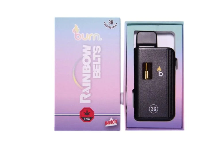 BURN 3ML DISPOSABLE VAPES THC DISTILLATE