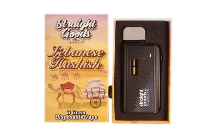 STRAIGHT GOODS SUPPLY CO. 3 GRAM DISPOSABLE VAPES –  THC DISTILLATE (New Packaging)