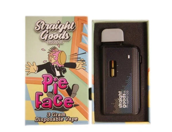 STRAIGHT GOODS SUPPLY CO. 3 GRAM DISPOSABLE VAPES –  THC DISTILLATE (New Packaging)
