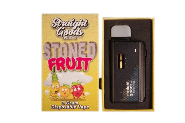STRAIGHT GOODS SUPPLY CO. 3 GRAM DISPOSABLE VAPES –  THC DISTILLATE (New Packaging)