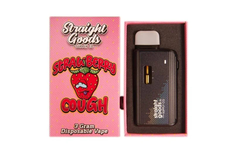 STRAIGHT GOODS SUPPLY CO. 3 GRAM DISPOSABLE VAPES –  THC DISTILLATE (New Packaging)