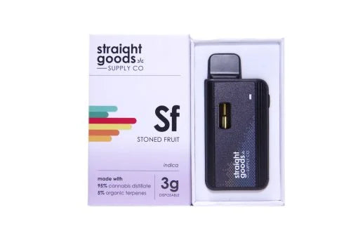 STRAIGHT GOODS SUPPLY CO. 3 GRAM DISPOSABLE VAPES – THC DISTILLATE