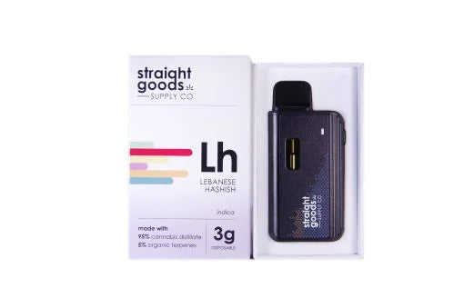 STRAIGHT GOODS SUPPLY CO. 3 GRAM DISPOSABLE VAPES – THC DISTILLATE